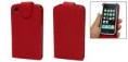 Capa Pele Vermelho Iphone 3